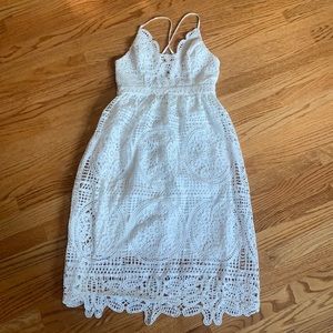 Impeccable Pig White Midi Dress